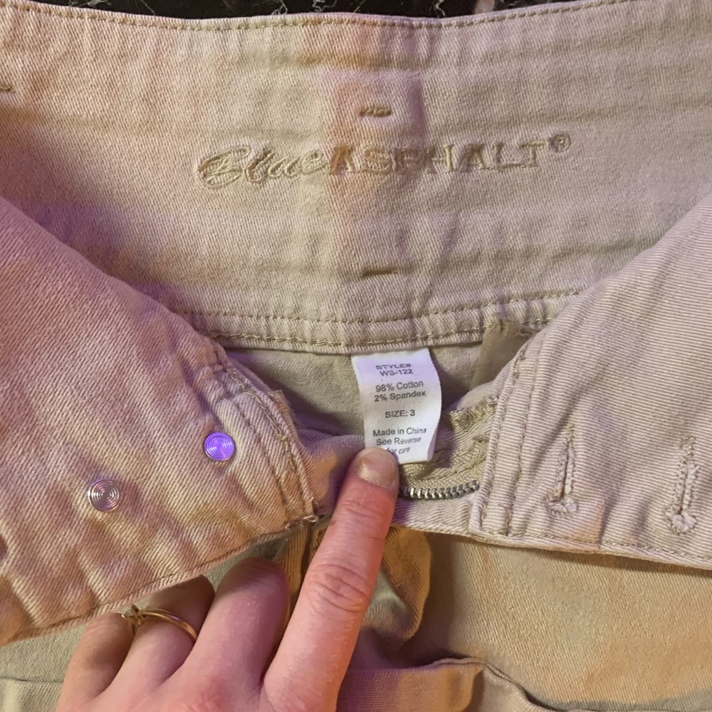 High Rise Tan Shorts! - Picture 3 of 3